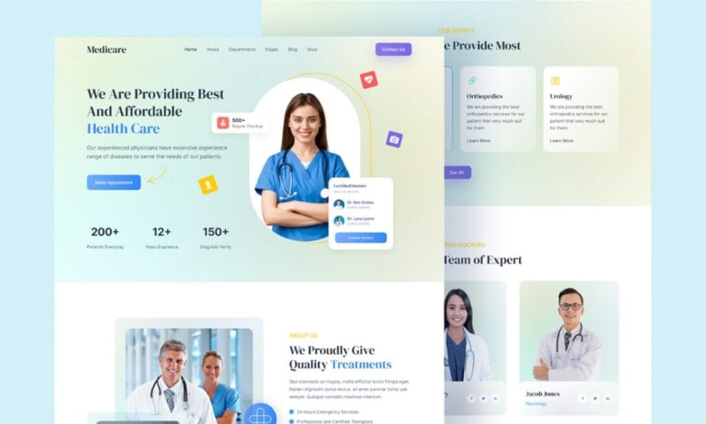 Healthcare Web Designing Services in Chicago