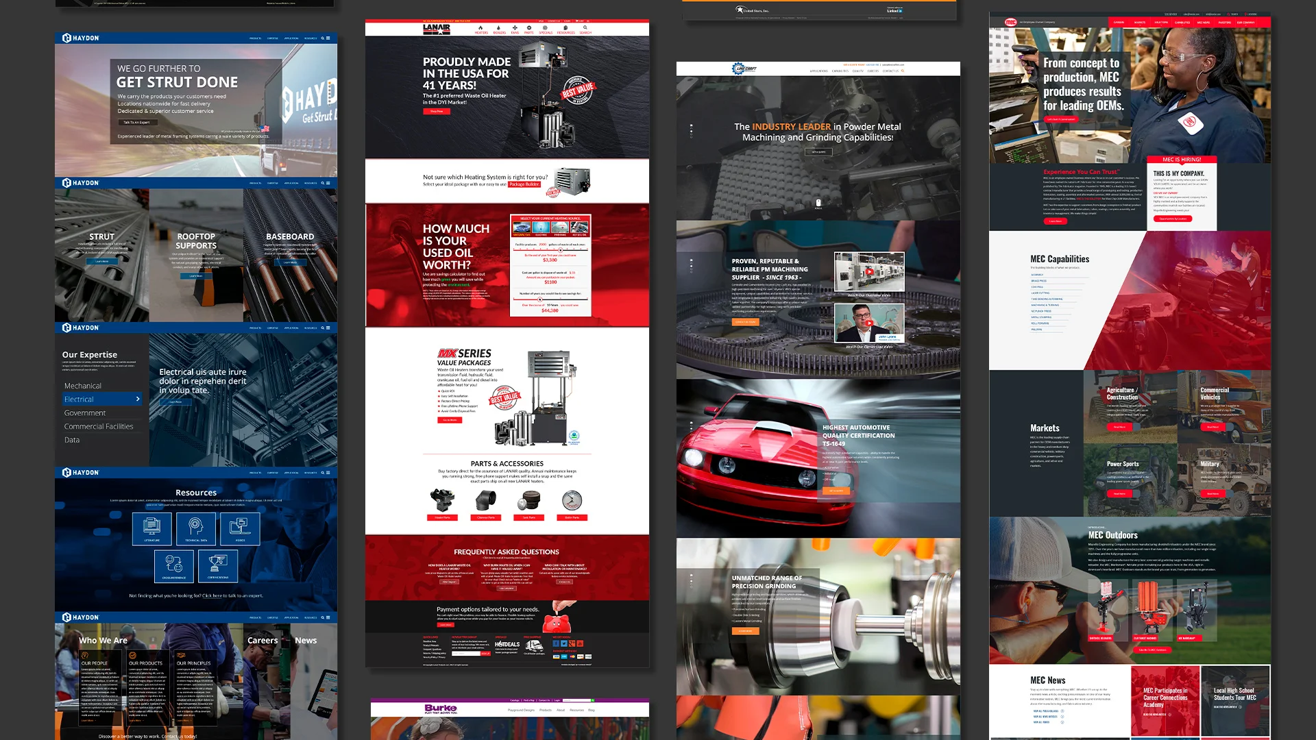 Auto Shop Website Design