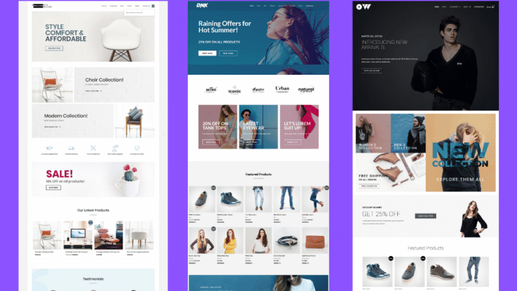 ecommerce website redesign