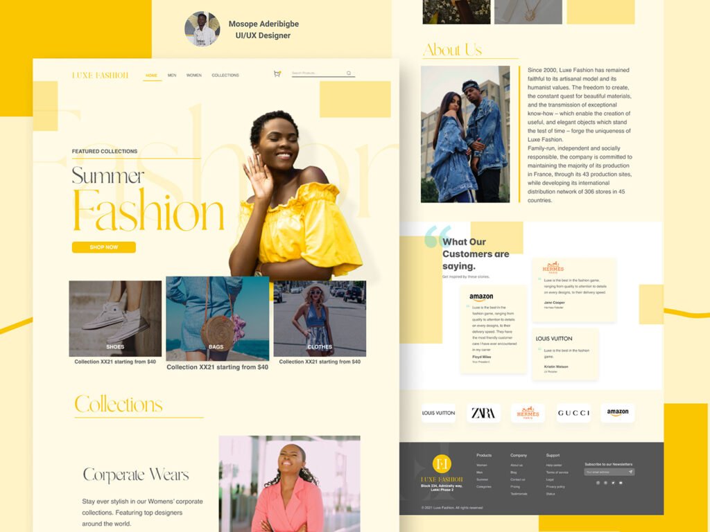 Custom Fashion Website Design Services and Development