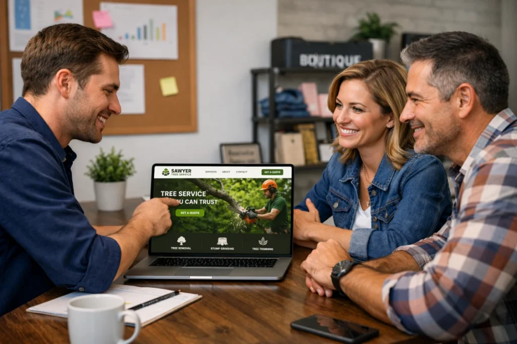 Custom Small Business website design services and Development