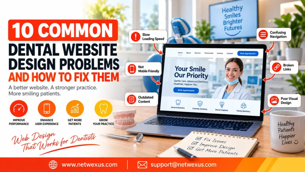 How Roofing SEO Services Help You Rank Higher on Google 10 Common Dental Website Design Problems