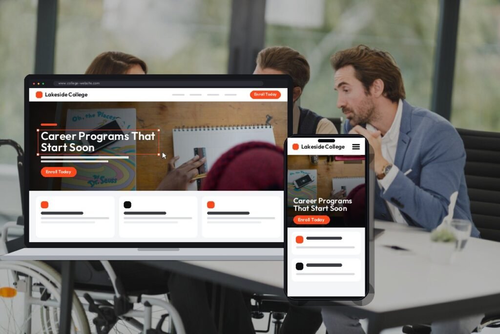 Custom college website design and development by Netwexus