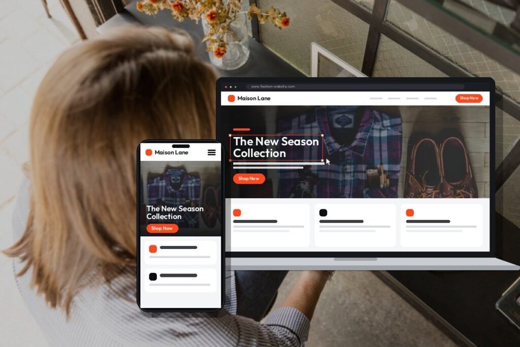 Custom fashion website design and development by Netwexus