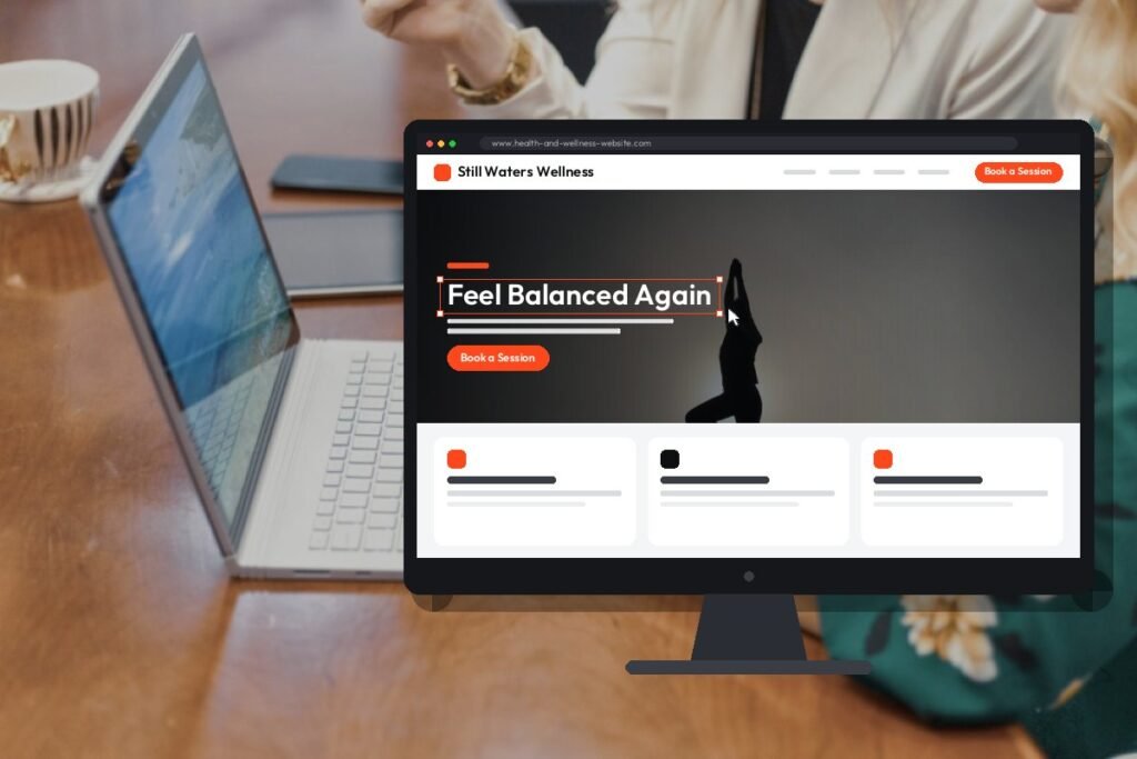 Netwexus team designing a wellness website