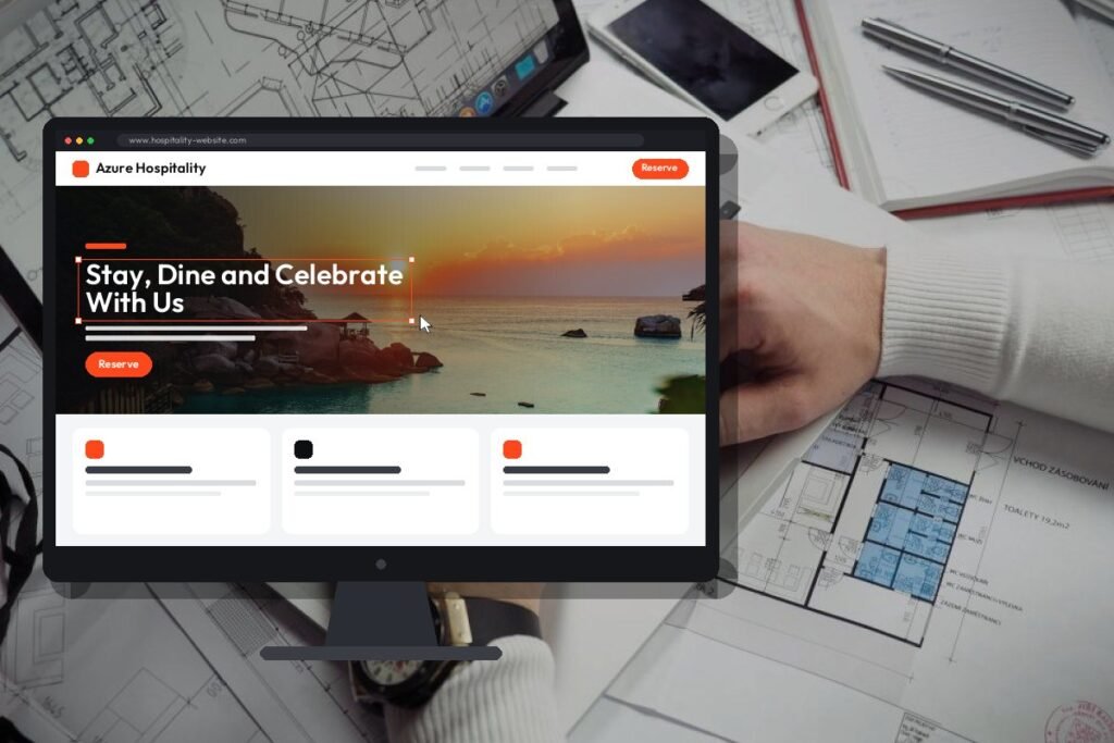 Netwexus team designing a hospitality website