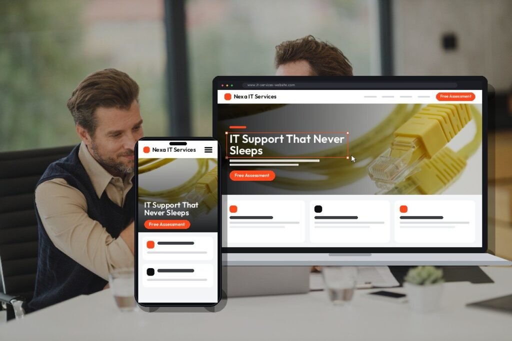Custom it services website design and development by Netwexus