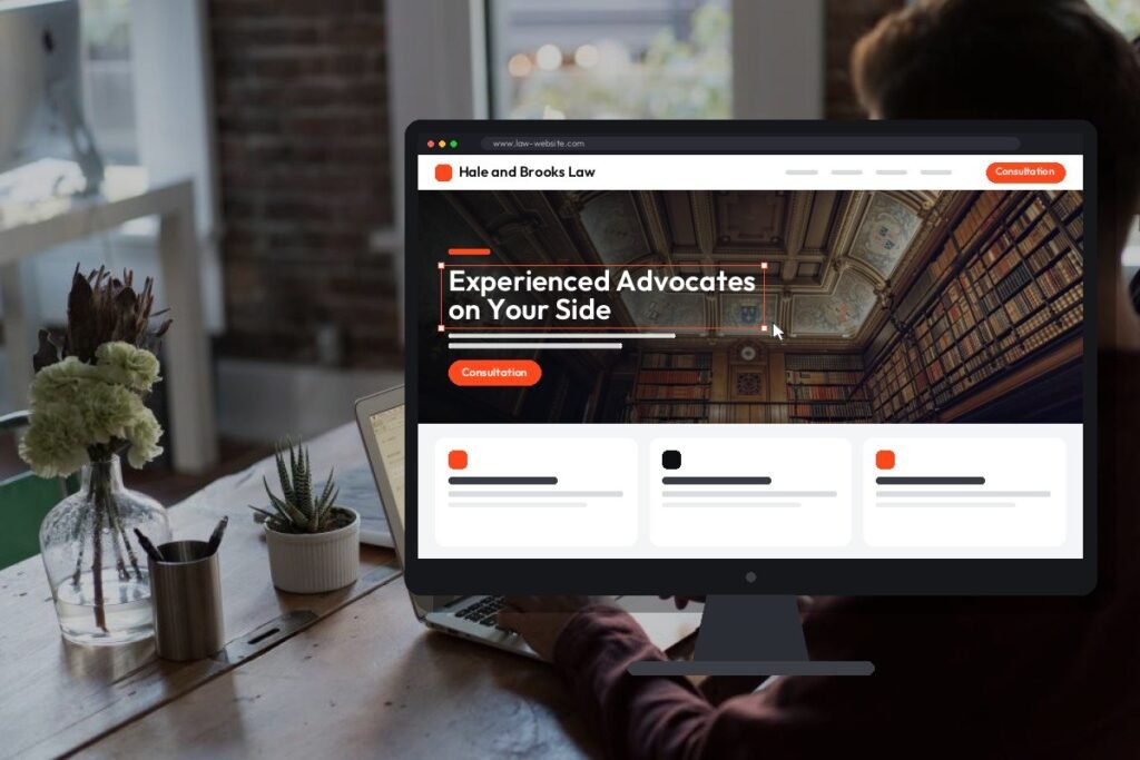 Netwexus team designing a law firm website
