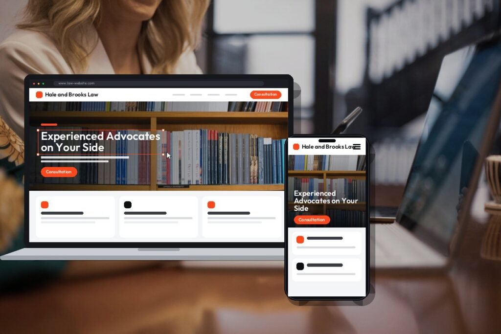 Custom law firm website design and development by Netwexus