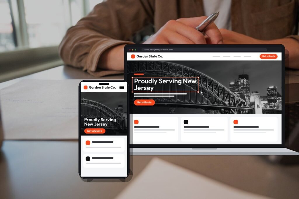 Custom new jersey website design and development by Netwexus