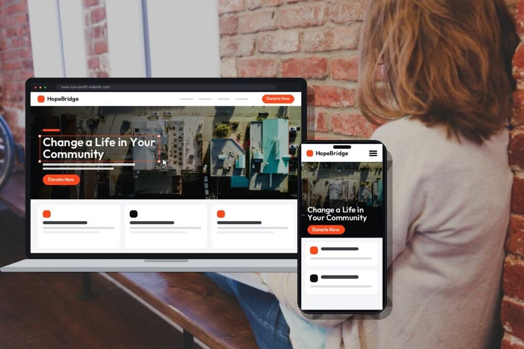 Custom nonprofit website design and development by Netwexus