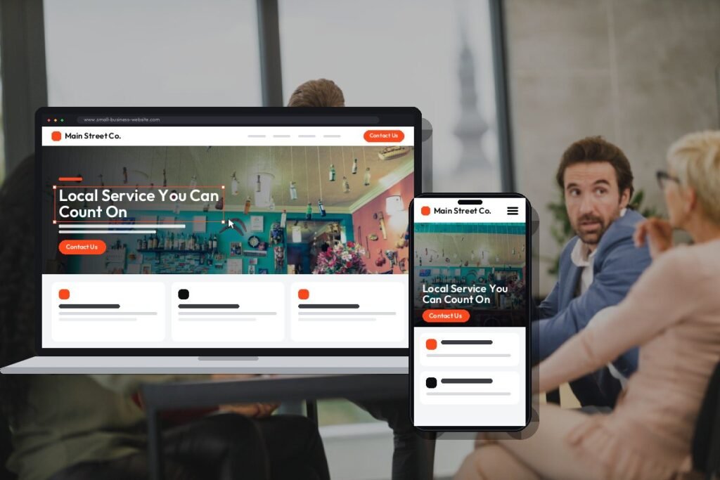 Custom small business website design and development by Netwexus
