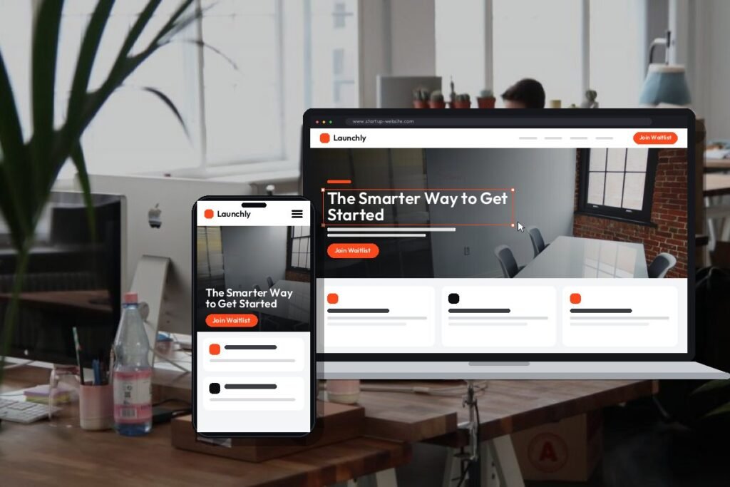 Custom startup website design and development by Netwexus