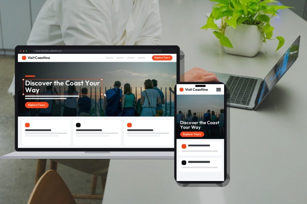 Custom tourism website design and development by Netwexus