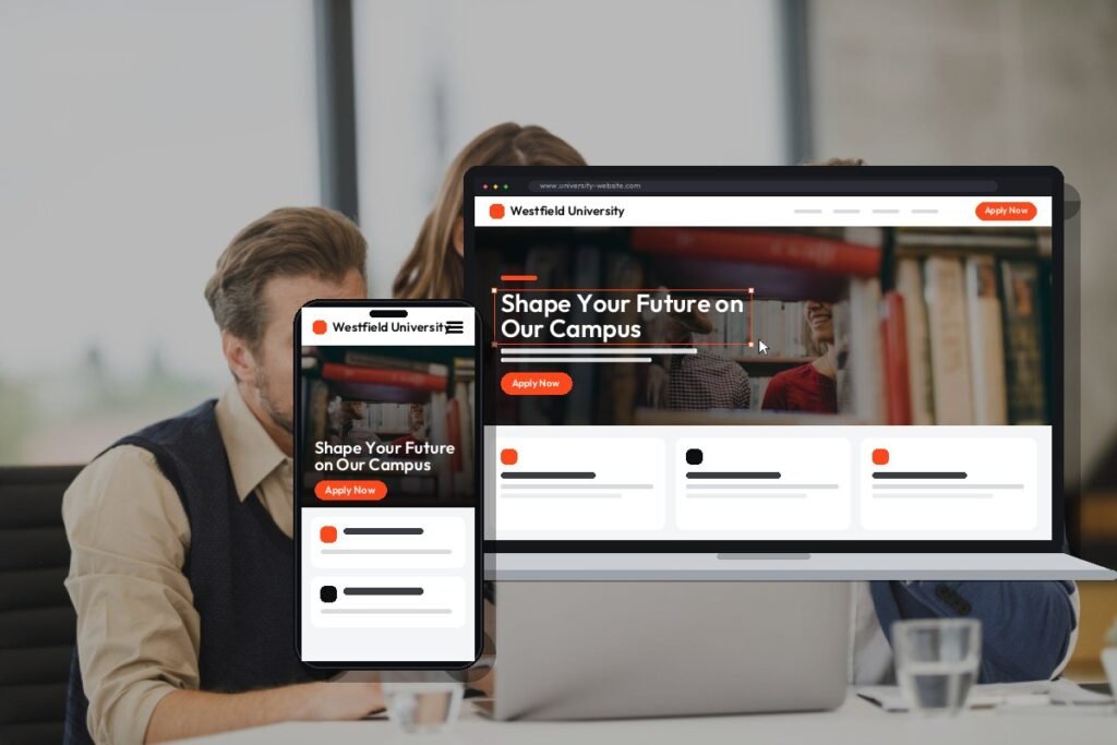 Custom university website design and development by Netwexus
